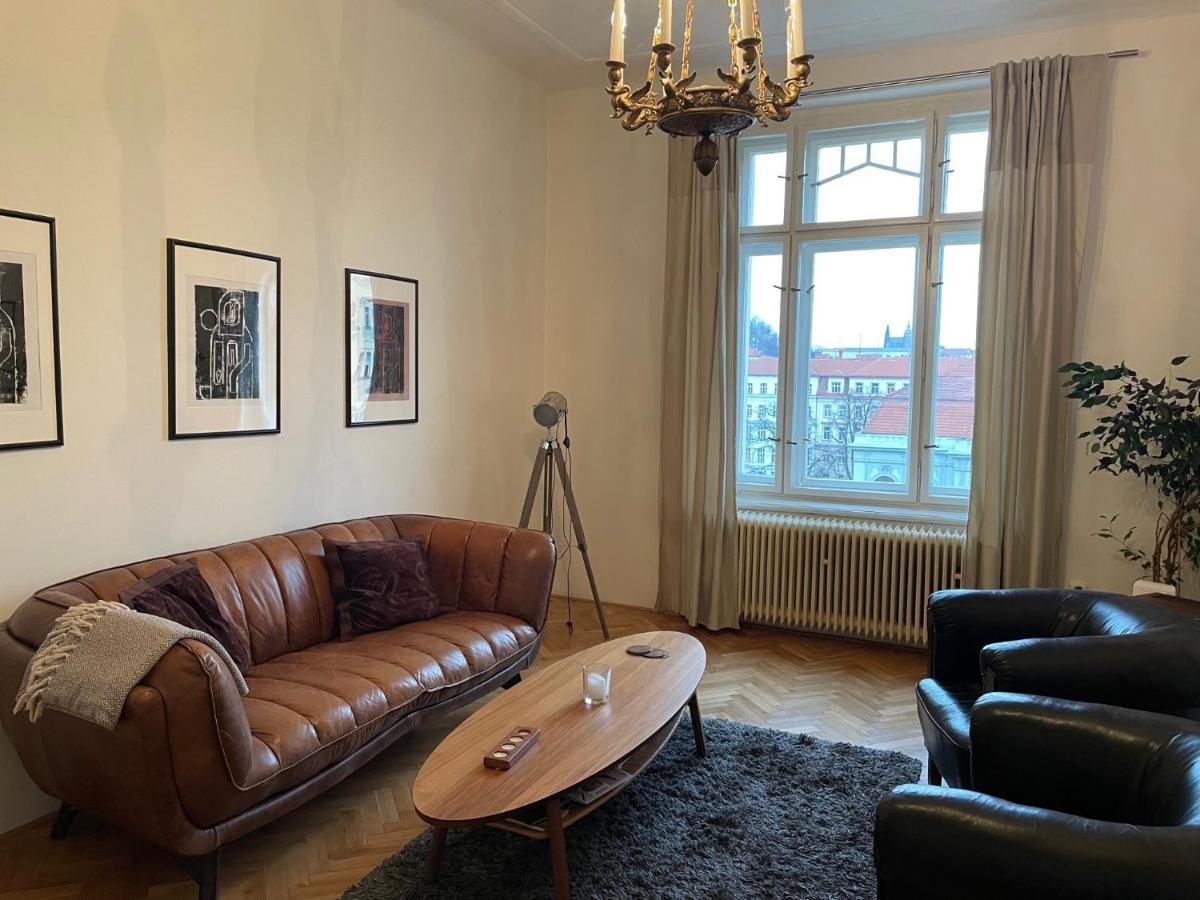 Ferienwohnung Beautiful View On The Prague Castle Close To The Centre Exterior foto